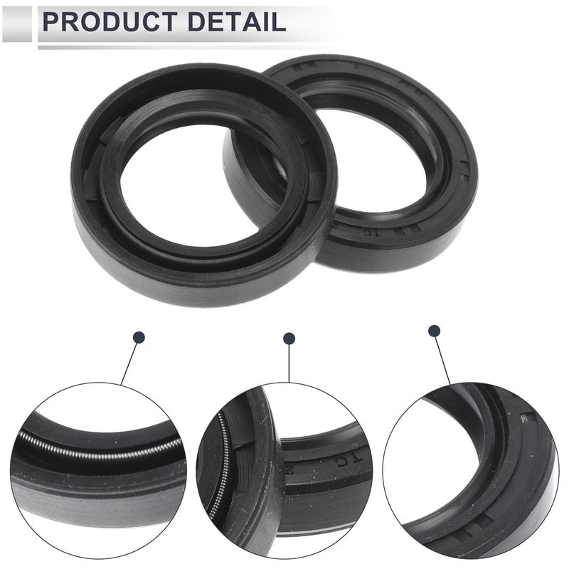 RATCHROLL Oil Seal TC Seal Ring Rotary Shaft Seal 28x43x7mm High Pressure Nitrile Rubber Black 5 Pcs - Image 5